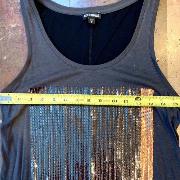 Women’s SZ S EXPRESS Sequined Tank Dress - Picture 4 of 8